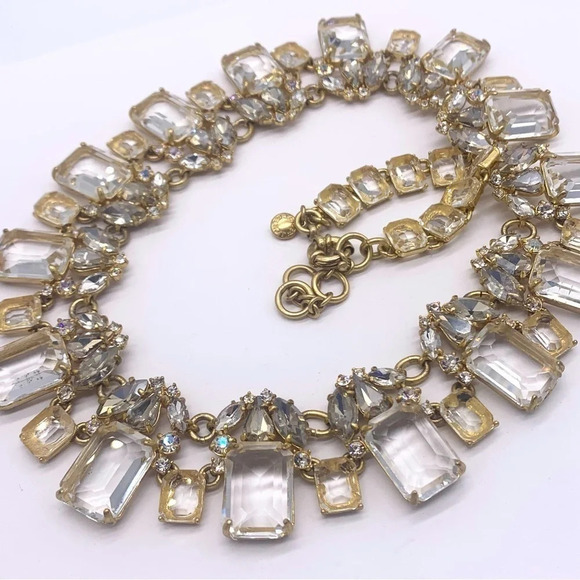 J. Crew Jeweled Crystal Collar Necklace - Picture 2 of 5